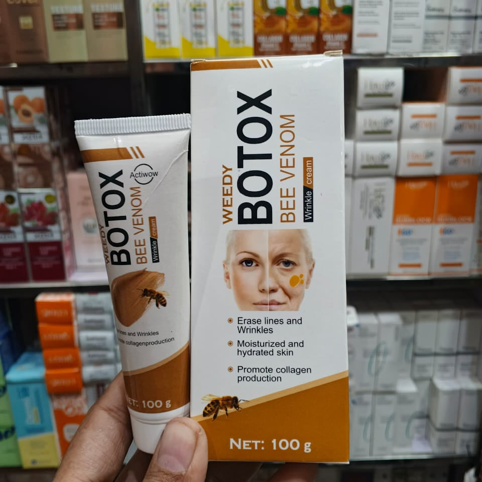 Botox Bee Venom Whitening & Moisturizing Cream – Anti-Aging, Brightening & Skin Firming Facial Care (100g)