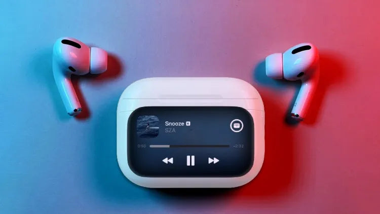 Airpods Pro With Digital Display – Anc And Transparency- Touch Volume Control – Digital Screen – Smooth Display – Games