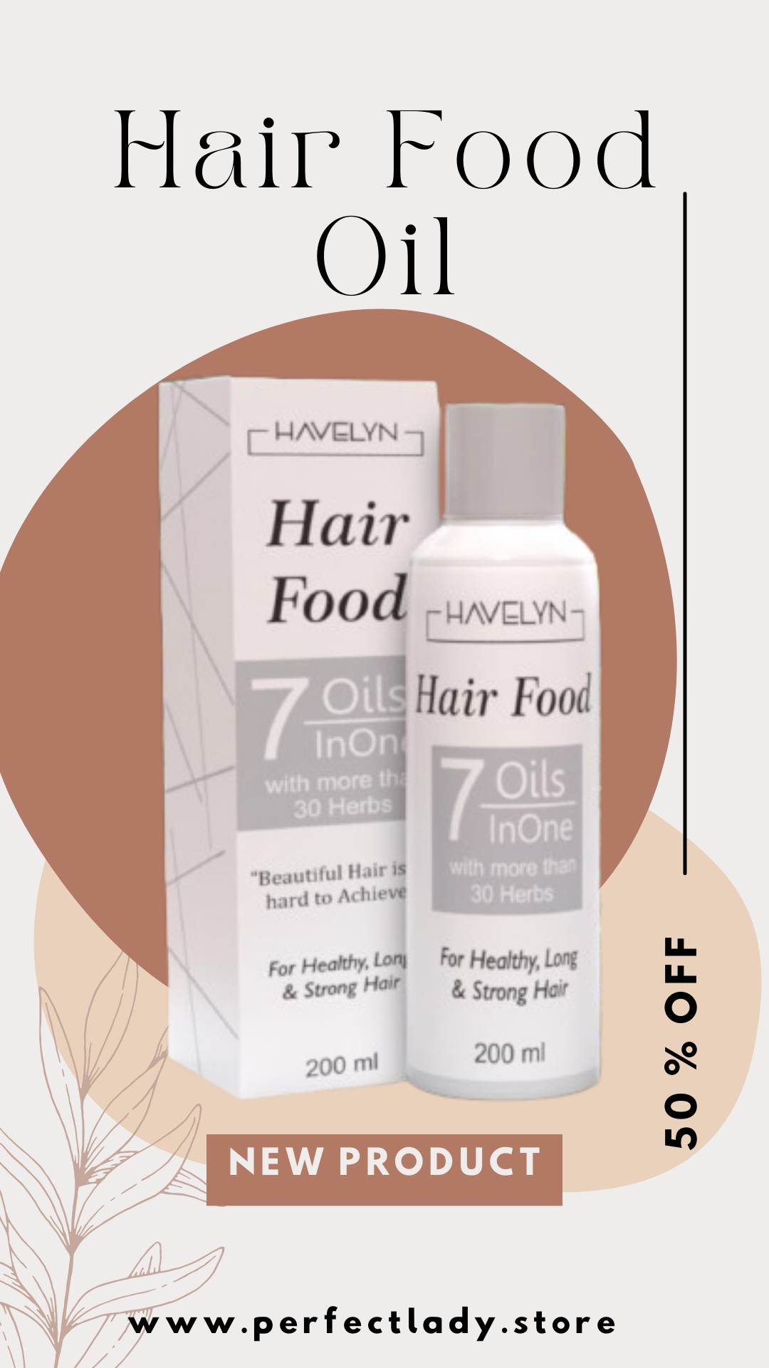 Havelyn's Hair Food OIL 100% Orginal